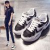 Chaussures de printemps femme en PU ronde avec lacets, Modèles mélangées, Génoise, étanche - semelle caoutchouc Ref 99799