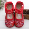 Chaussures enfants tissu en satin pour printemps - semelle fond composite Ref 1049636
