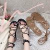 Chaussures été pour femme en Caoutchouc - Ref 3345211