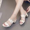 Chaussures été pour femme en Caoutchouc - Ref 3345272