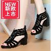 Chaussures été pour femme en Caoutchouc - Ref 3345861