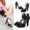 Chaussures été pour femme en Caoutchouc - Ref 3345941