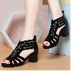 Chaussures été pour femme en Caoutchouc - Ref 3346047