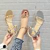 Chaussures été pour femme en Caoutchouc - Ref 3346113