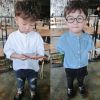 Chemise enfant à manche longue - Ref 2082858