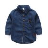 Chemise enfant à manche longue en toile - Ref 2082876