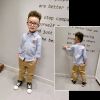 Chemise enfant à manche longue en coton - Ref 2083116