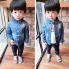 Chemise enfant à manche longue en toile - Ref 2083220