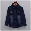 Chemise enfant à manche longue en toile - Ref 2083810
