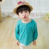 Chemise enfant à manche longue en lin - Ref 2083863