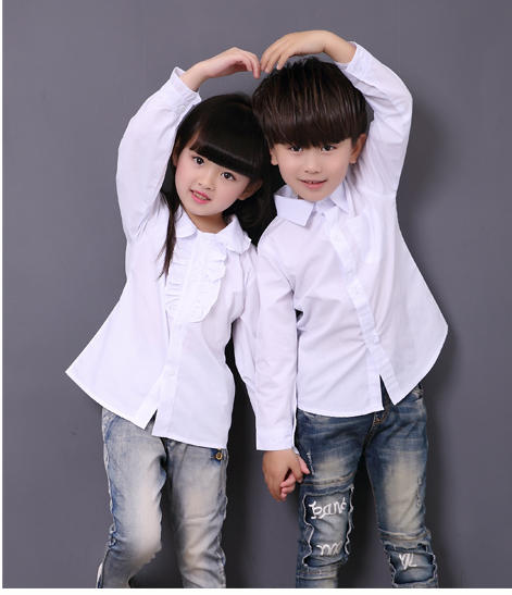 Chemise enfant à manche longue - Ref 2083872