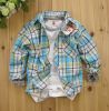 Chemise enfant à manche longue en coton - Ref 2083903