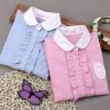 Chemise fille à manche longue - Ref 2084459