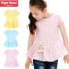 Chemise fille XZXDD à manche courte - Ref 2084495