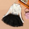 Chemise fille à manche longue - Ref 2084576