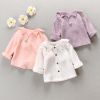 Chemise fille à manche longue - Ref 2084652