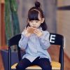 Chemise fille à manche longue - Ref 2085145