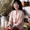 Chemise fille à manche longue en lin - Ref 2085877
