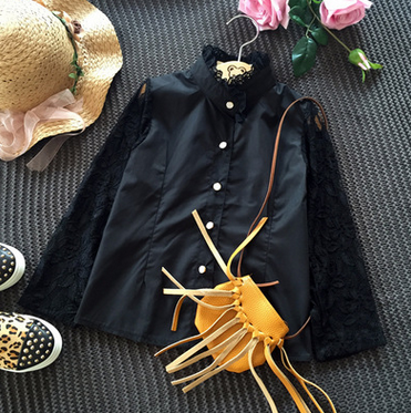 Chemise fille à manche longue - Ref 2087046