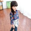 Chemise fille à manche longue - Ref 2088592