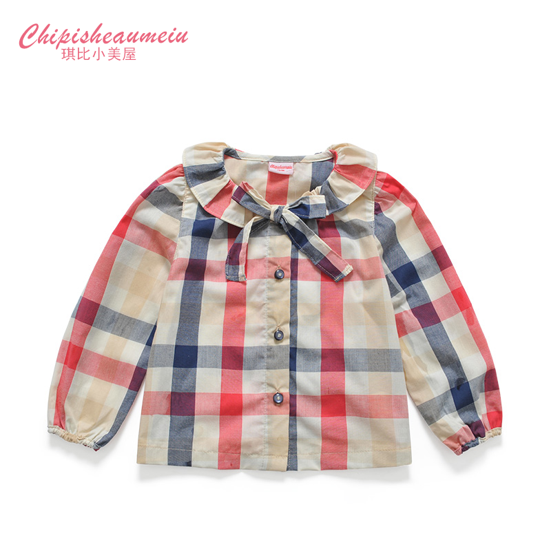 Chemise fille CHIPISHEAUMEIU à manche longue - Ref 2089020