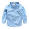 Chemise garçon à manche longue en lin - Ref 2073261