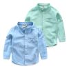 Chemise garçon à manche longue en lin - Ref 2073655