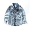Chemise garçon à manche longue en toile - Ref 2073984