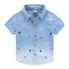 Chemise garçon à manche longue en toile - Ref 2074182