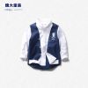 Chemise garçon ANGLECHEST à manche longue - Ref 2074886