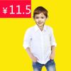 Chemise garçon à manche longue en polyester - Ref 2075176