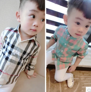 Chemise garçon à manche longue - Ref 2075926