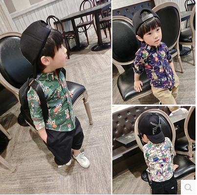 Chemise garçon à manche longue - Ref 2076482