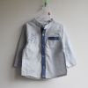Chemise garçon à manche longue en coton - Ref 2077733