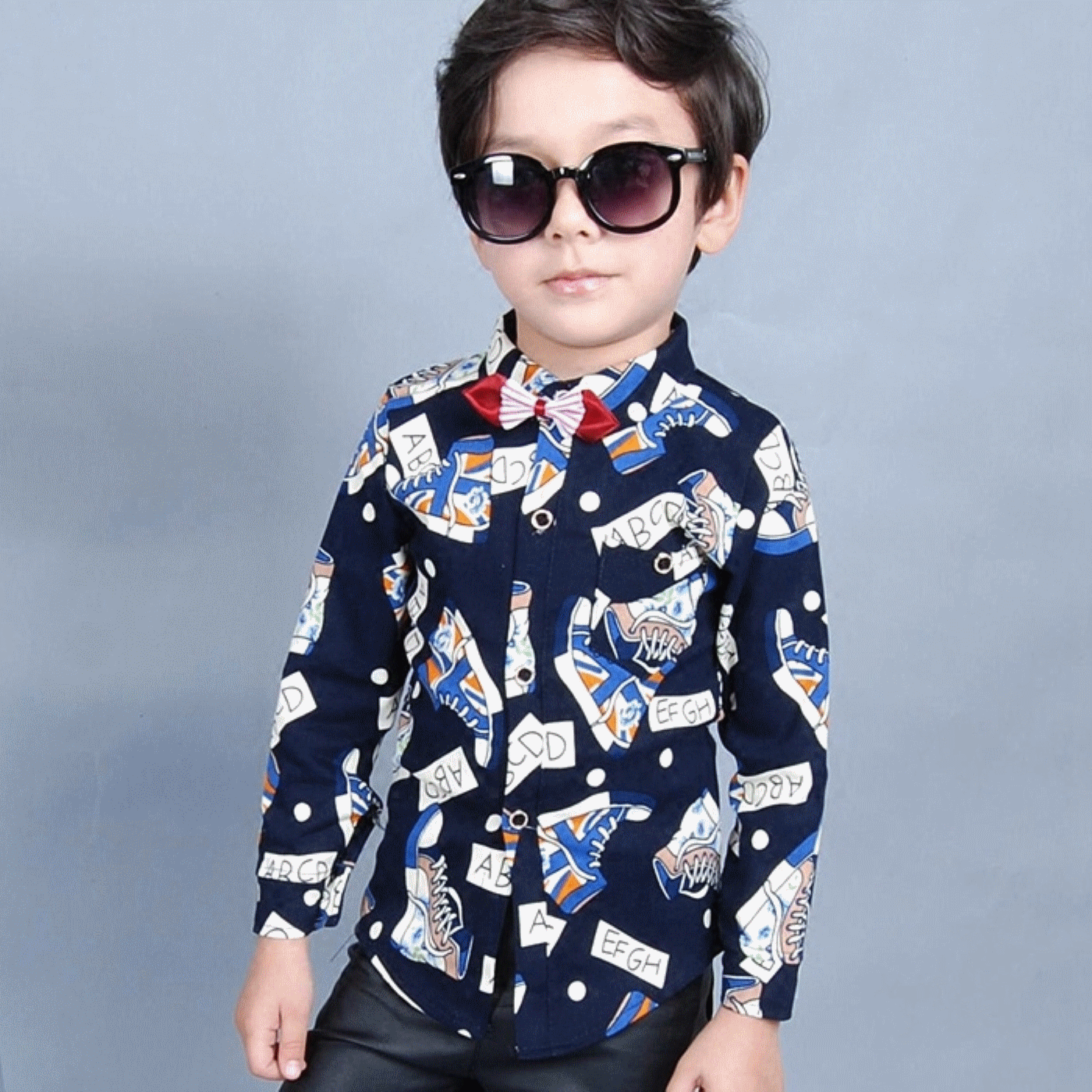 Chemise garçon à manche longue - Ref 2077945