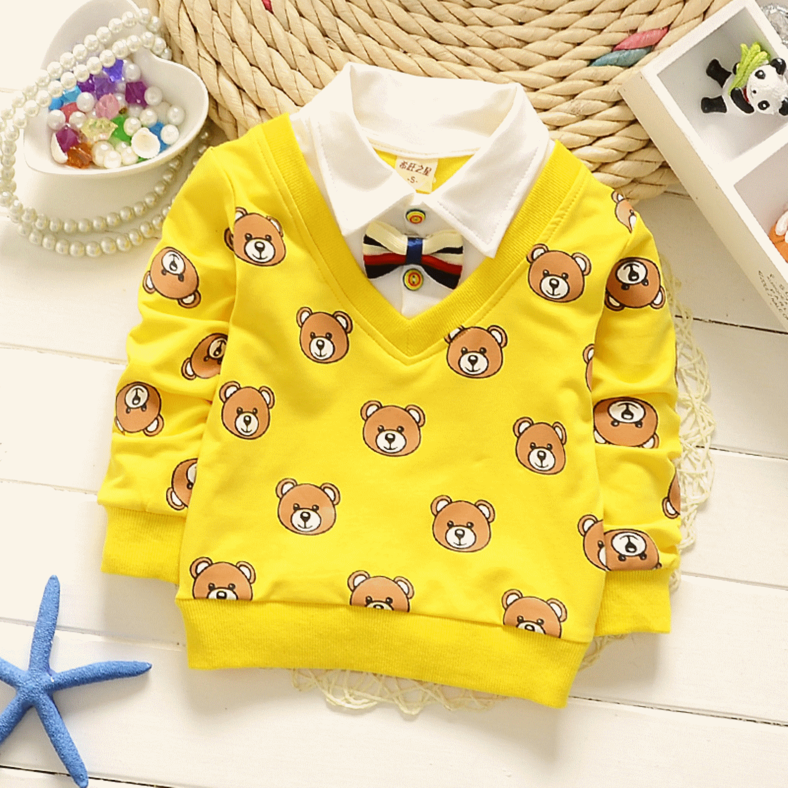 Chemise garçon à manche longue - Ref 2077964