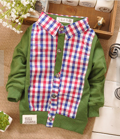 Chemise garçon à manche longue - Ref 2078272