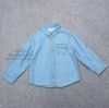 Chemise garçon à manche longue en toile - Ref 2078319
