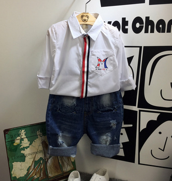 Chemise garçon à manche longue - Ref 2078515