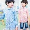 Chemise garçon à manche longue - Ref 2078559