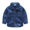 Chemise garçon à manche longue en toile - Ref 2080929