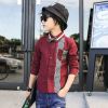 Chemise garçon NARNARLARLAR à manche longue - Ref 2081773