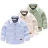 Chemise garçon à manche longue - Ref 2082031