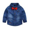 Chemise garçon à manche longue en toile - Ref 2082046