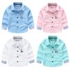 Chemise garçon à manche longue - Ref 2082156