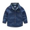 Chemise garçon à manche longue en toile - Ref 2082177