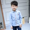 Chemise garçon à manche longue en toile - Ref 2082535