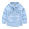 Chemise garçon à manche longue en toile - Ref 2082704