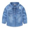 Chemise garçon à manche longue en toile - Ref 2082740