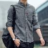 Chemise homme en coton - Ref 3443219